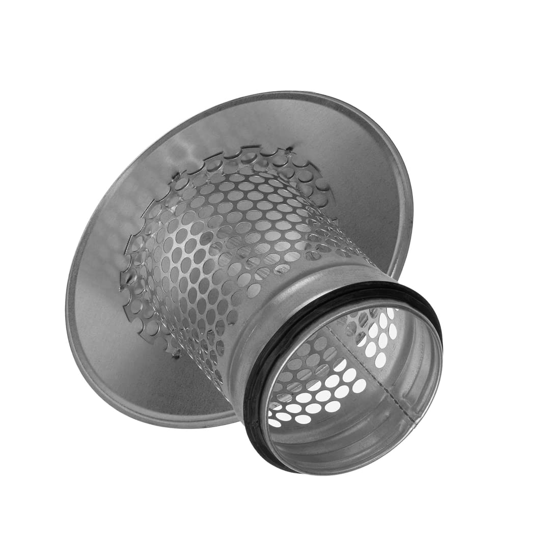 Steinberg14 Metal Roof Cowl 4 inch Exhaust Tube End - Round Roof Vent Cover - Rain Snow Hat - Vent Cowl Cap with Bird Guard - Mesh Protector - Image 7